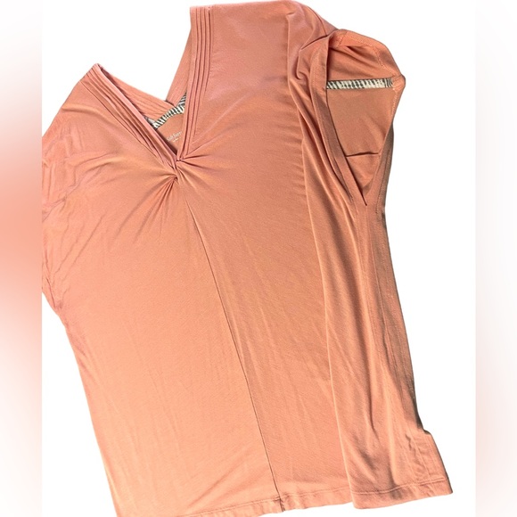 Soft Surroundings Womens Large Go Lively Twist Top in Canyon Sunset - Picture 9 of 11